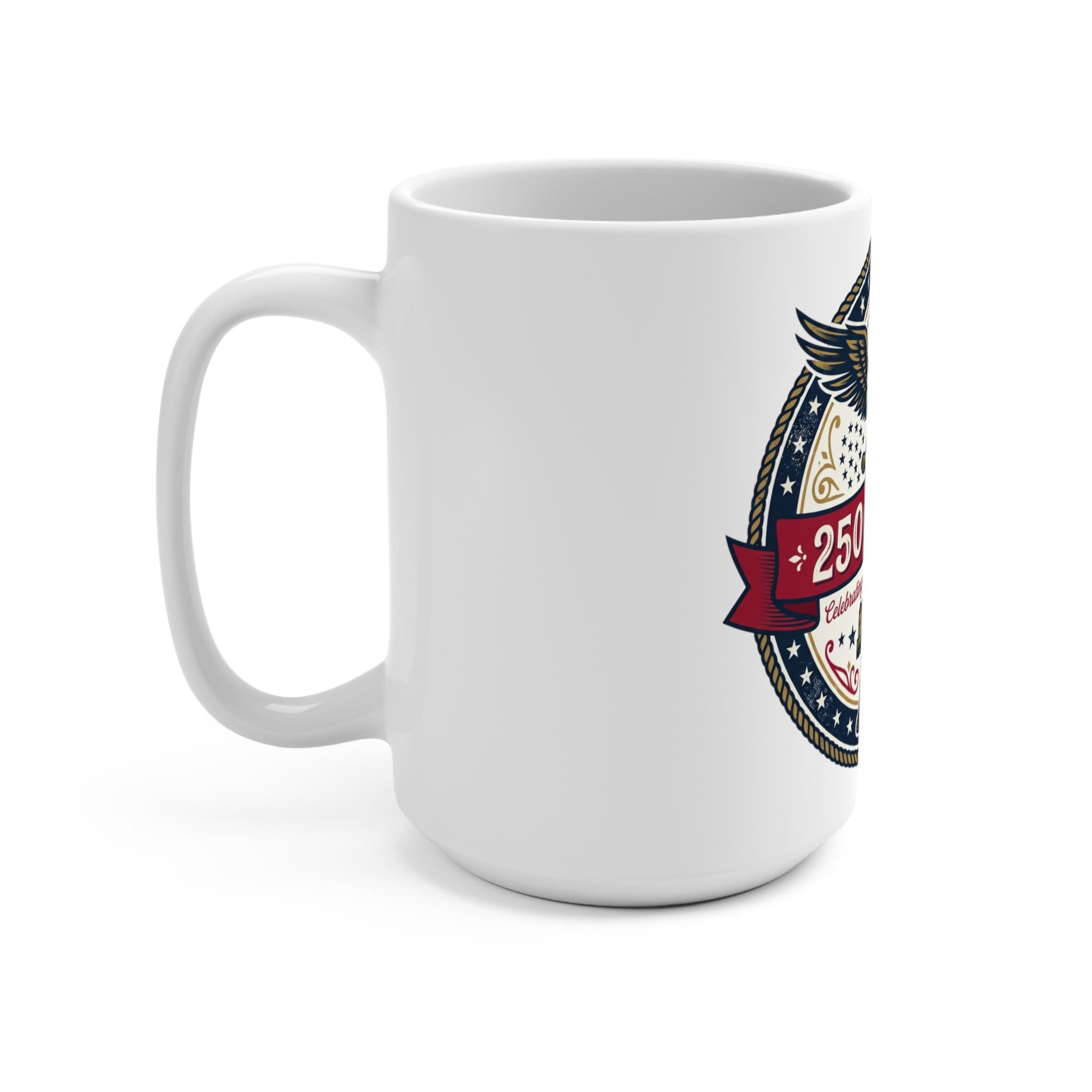250 Years Eagle Liberty Mug | Patriotic America Anniversary Coffee Cup