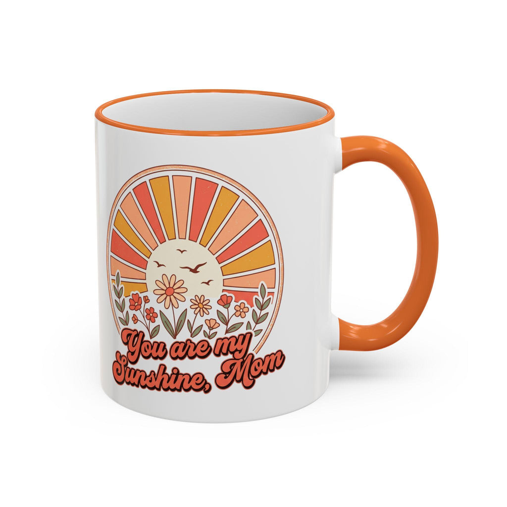 You Are My Sunshine Mug | Accent Rim & Handle Ceramic Mug (11oz, 15oz)