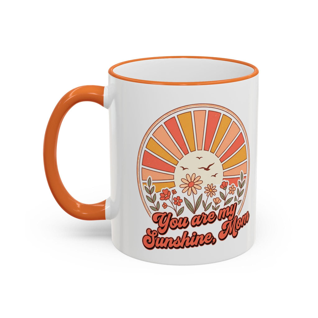 You Are My Sunshine Mug | Accent Rim & Handle Ceramic Mug (11oz, 15oz)