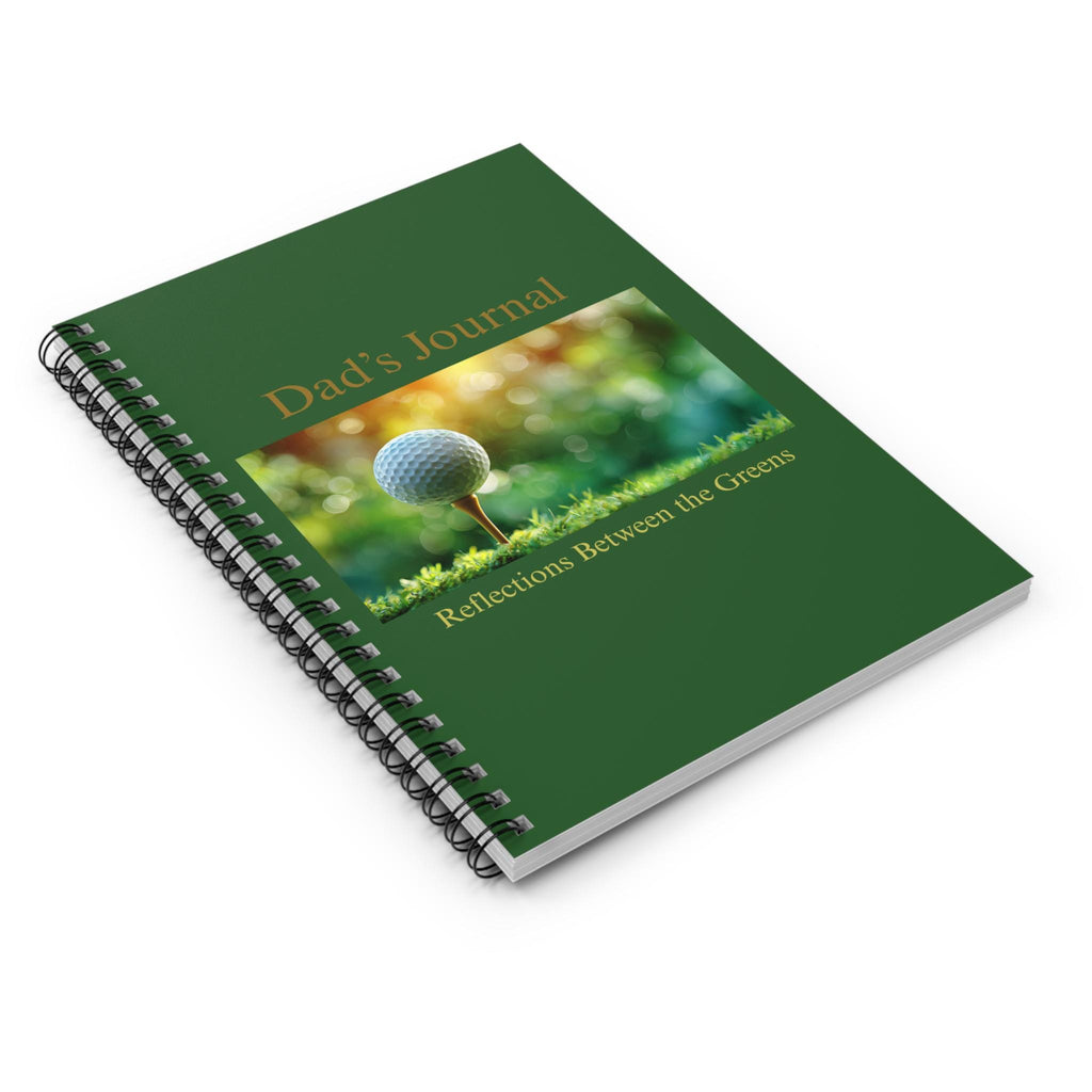 Dad's Golf Journal | Spiral Notebook for Notes & Scorecards