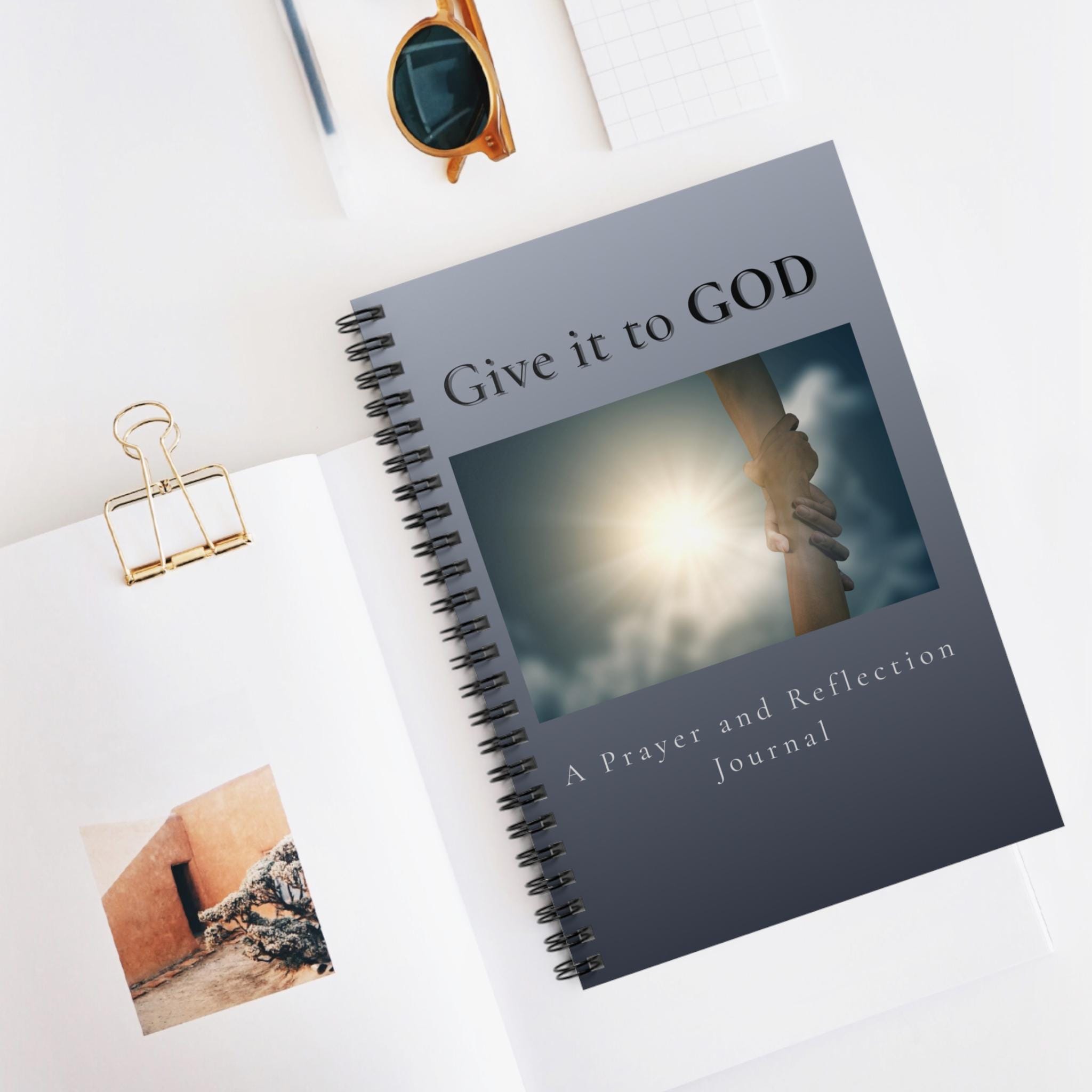 Give It to God Prayer and Reflection Journal Spiral Notebook