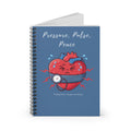 Pressure Pulse Peace heart illustration Spiral Notebook | Ruled Journal