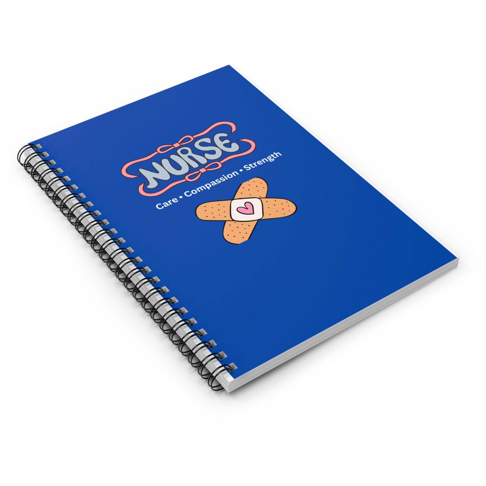 Nurse Care Compassion Strength Spiral Notebook | Ruled Journal