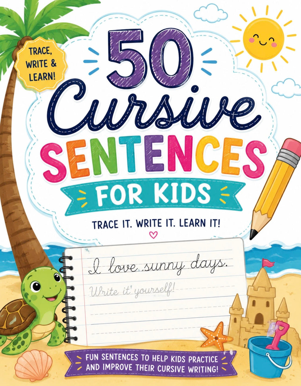 50 Cursive Sentence Workbook