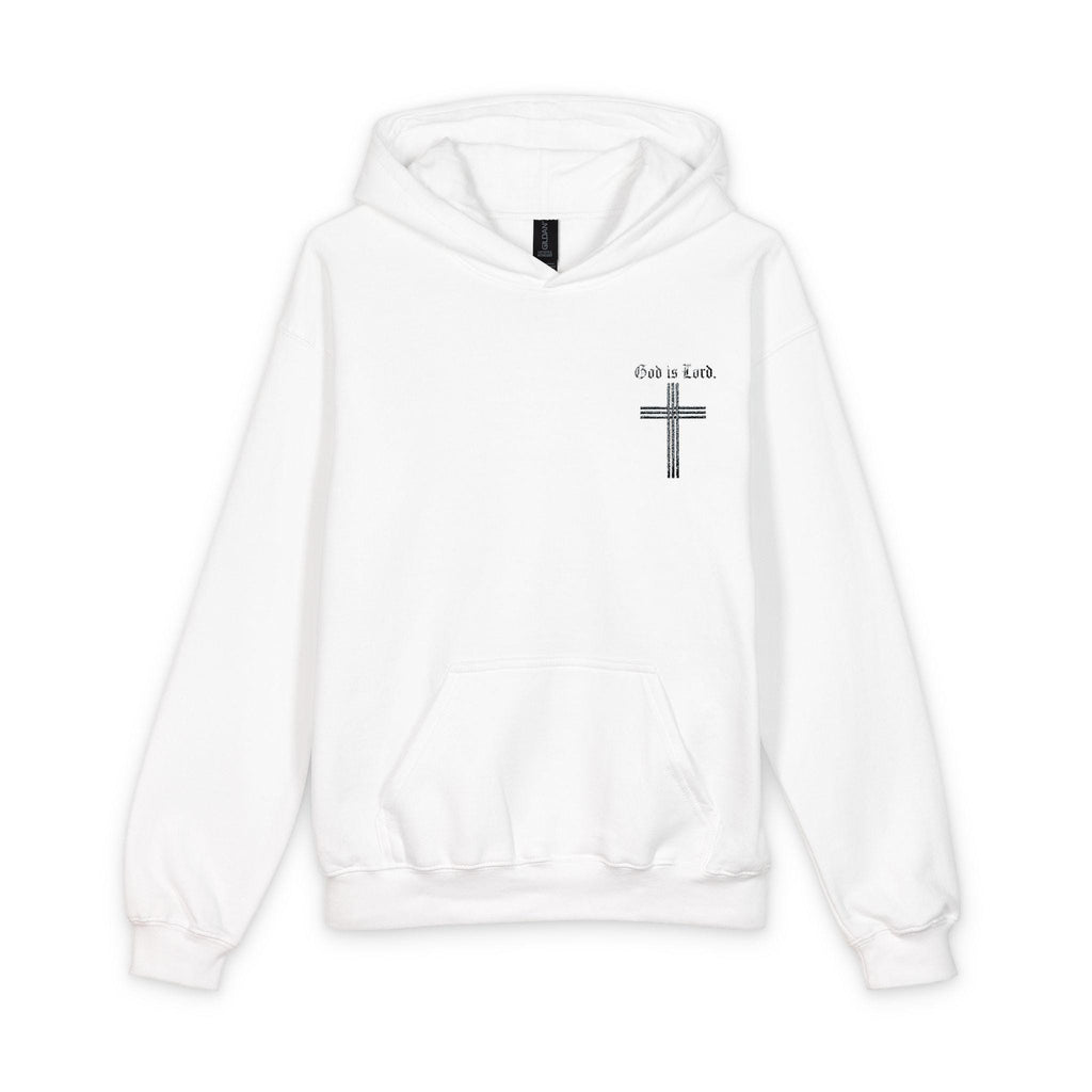 Jesus Cross Youth Hoodie | Small Chest Cross Graphic, Faith Design