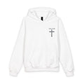 Jesus Cross Youth Hoodie | Small Chest Cross Graphic, Faith Design
