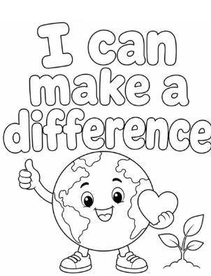 Positive Words of Affirmation for Kids Coloring Book