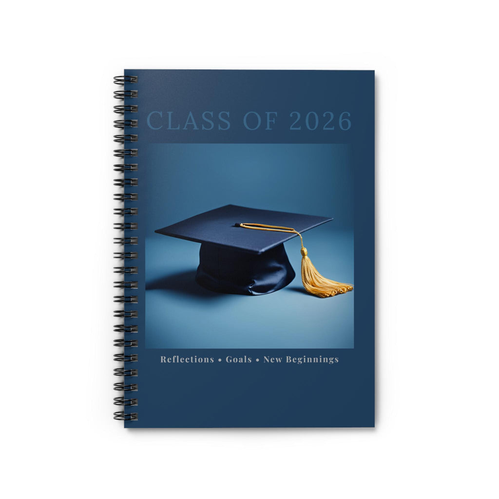 Class of 2026 Graduation Cap Spiral Notebook | Ruled Journal