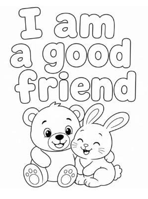 Positive Words of Affirmation for Kids Coloring Book