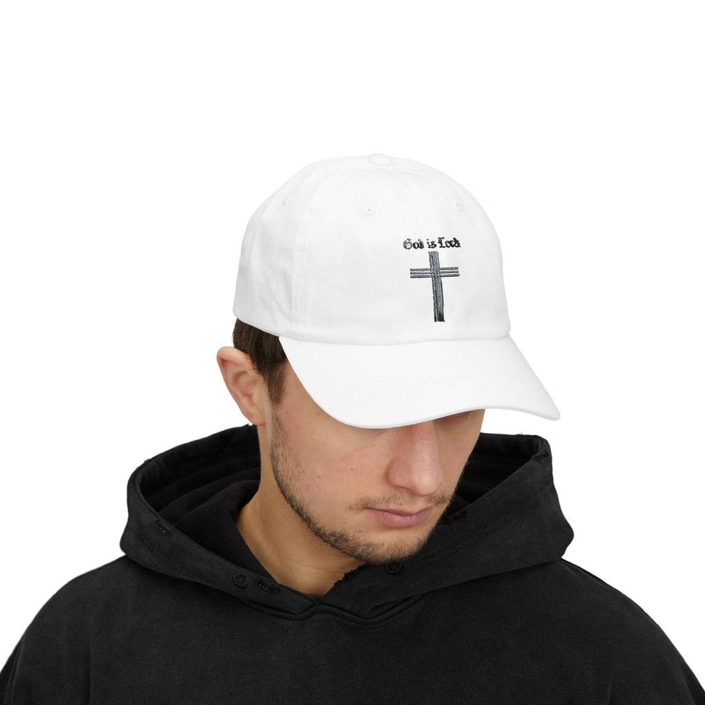 God Is Lord cross embroidery Dad Cap | Christian baseball hat, Christian Gift, Faith Hat
