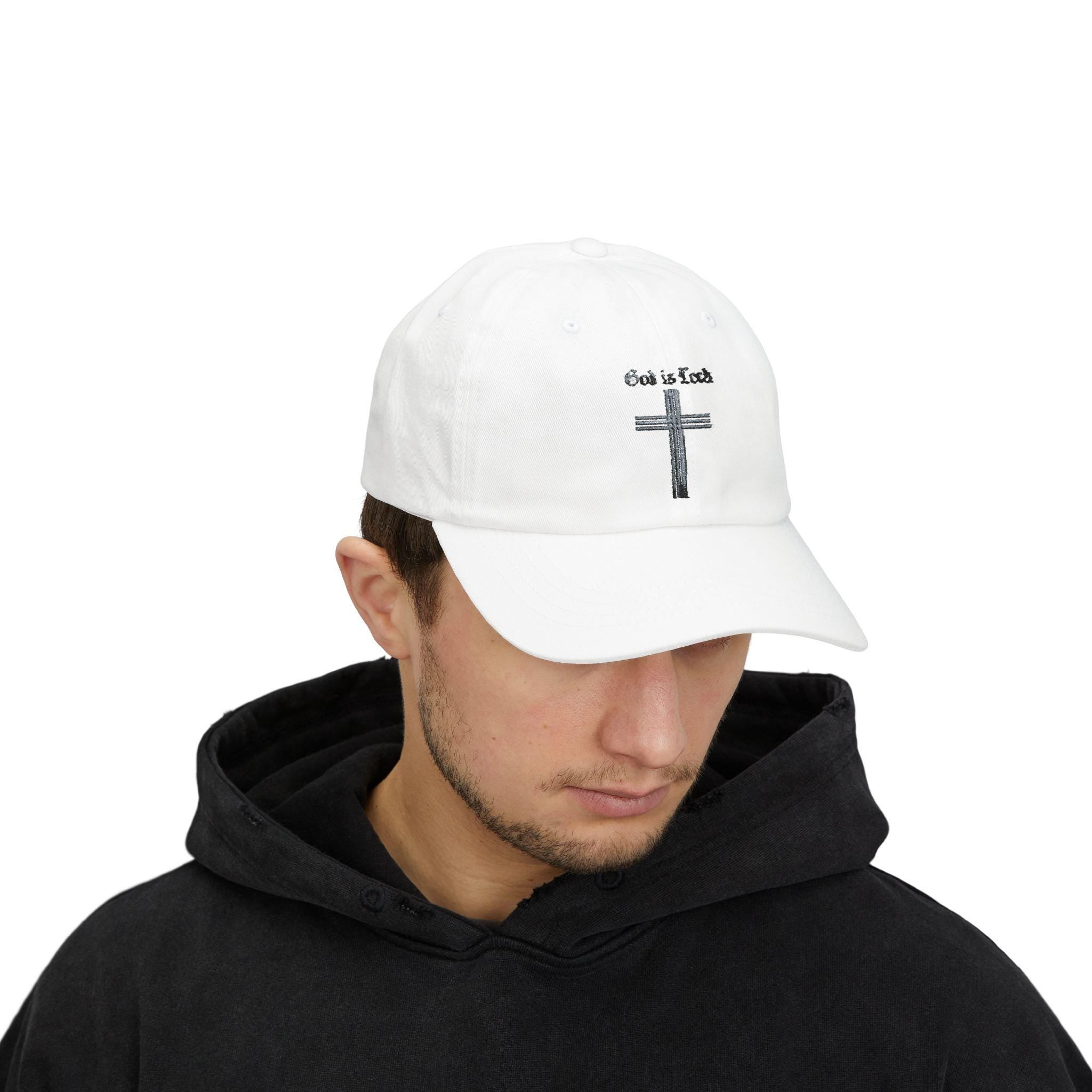 God Is Lord cross embroidery Dad Cap | Christian baseball hat, Christian Gift, Faith Hat
