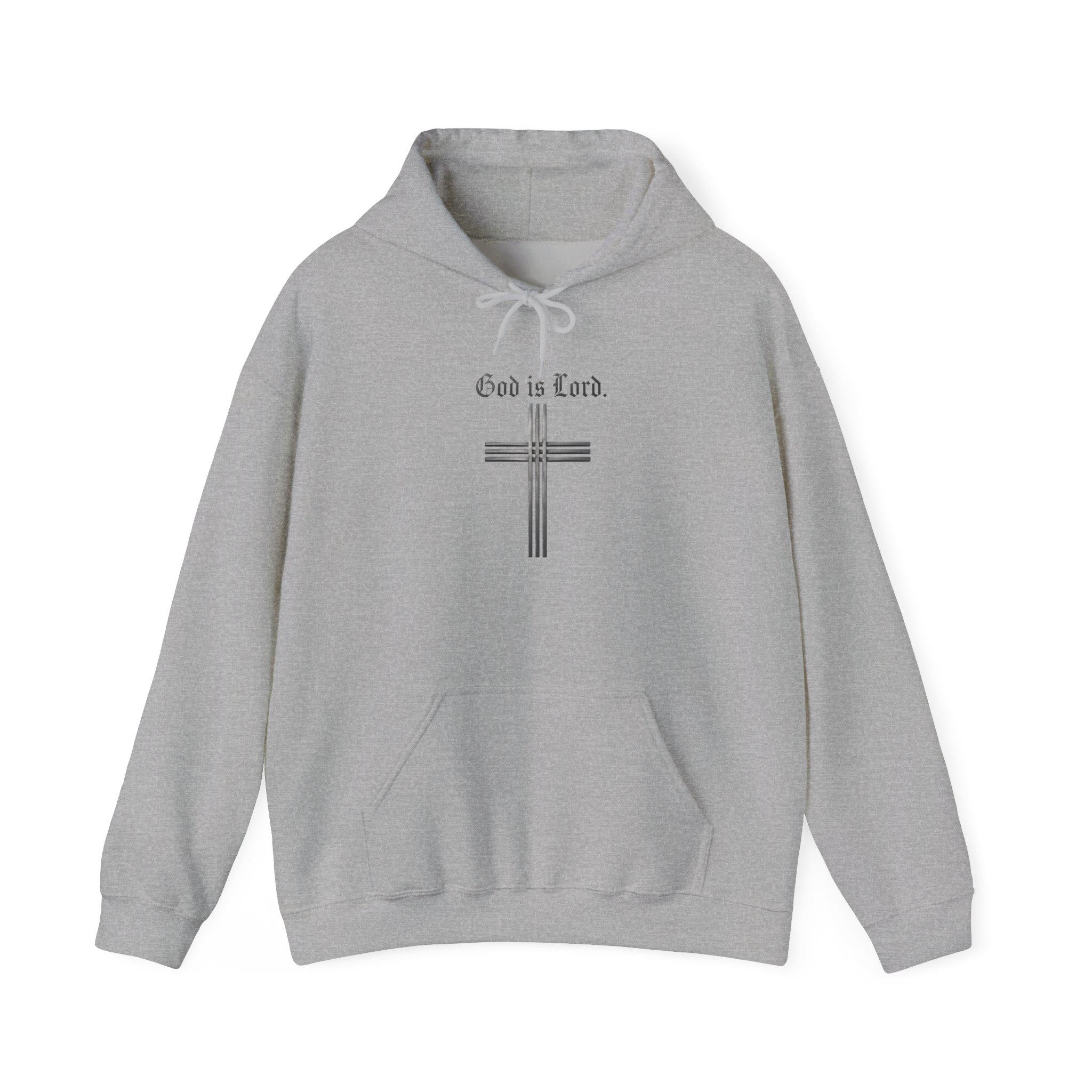 God Is Lord cross design Hoodie | Christian faith sweatshirt, Christian Gift