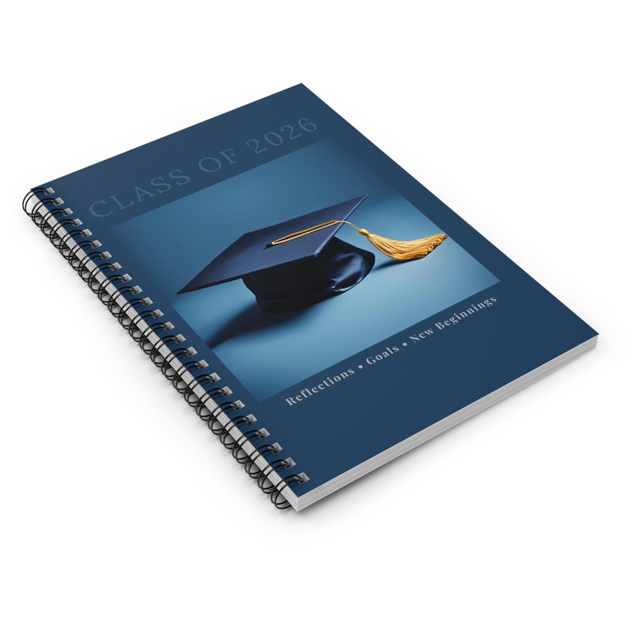 Class of 2026 Graduation Cap Spiral Notebook | Ruled Journal