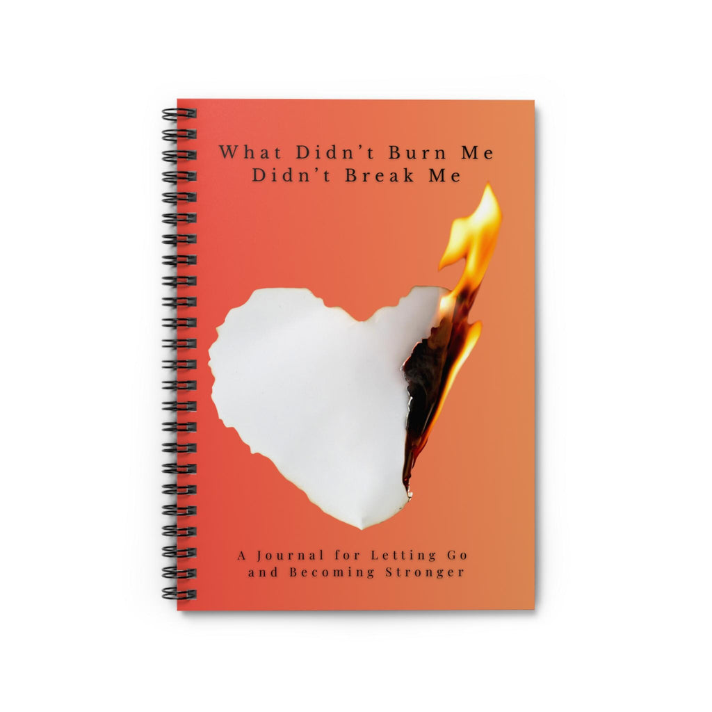 Resilience Spiral Notebook: Heart Flame Journal (6x8")