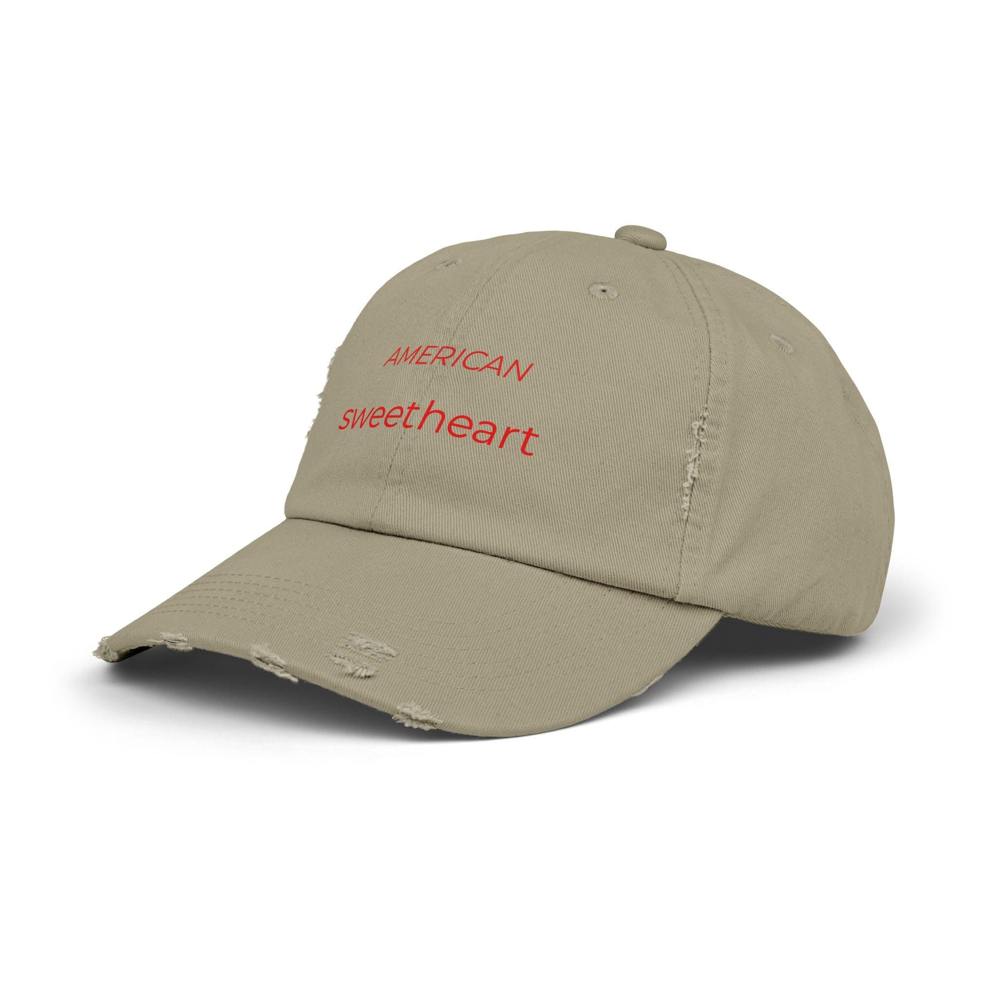 American Sweetheart cap | Distressed Embroidered Hat