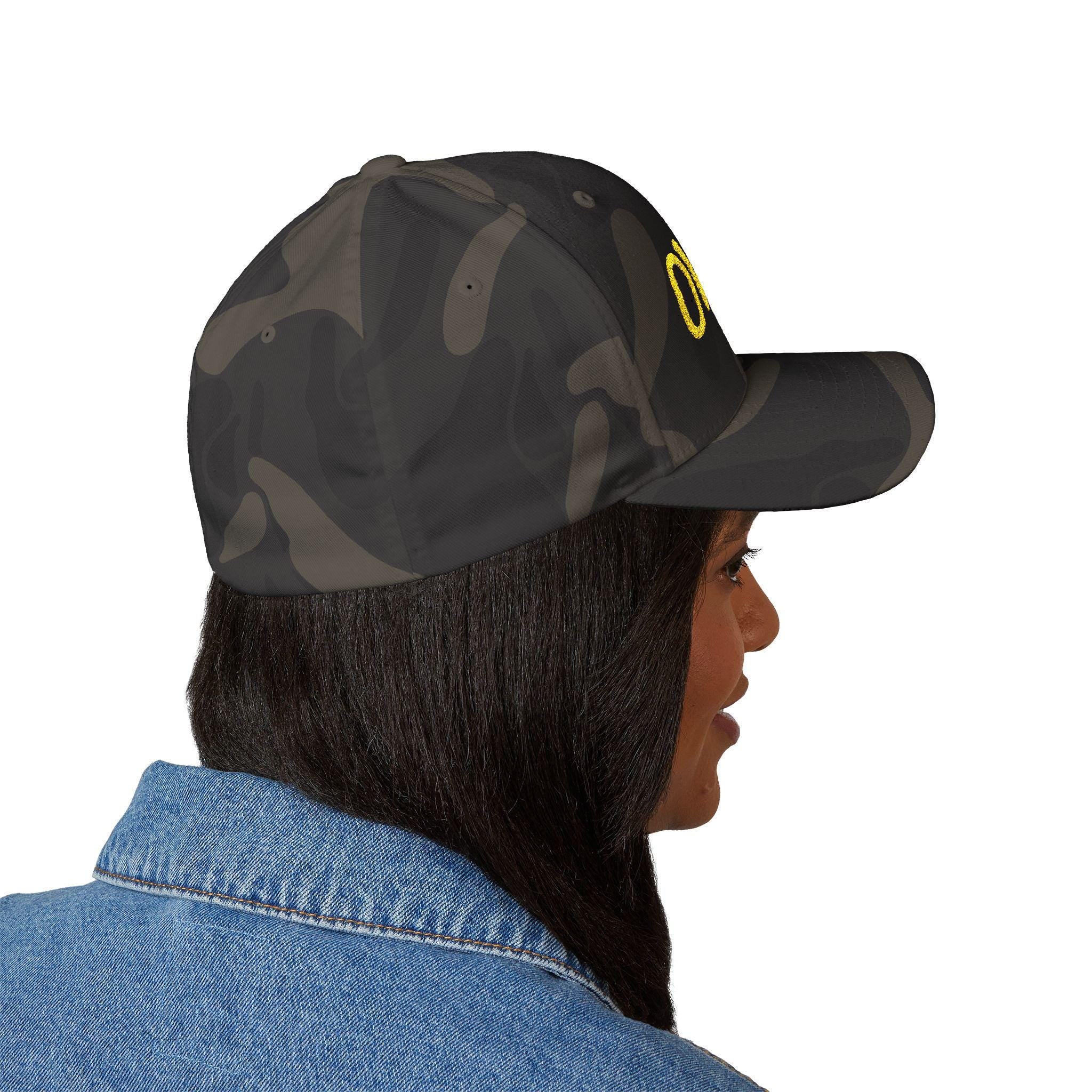 Over It – Embroidered Camo Baseball Cap, Sarcastic Slogan Dad Hat