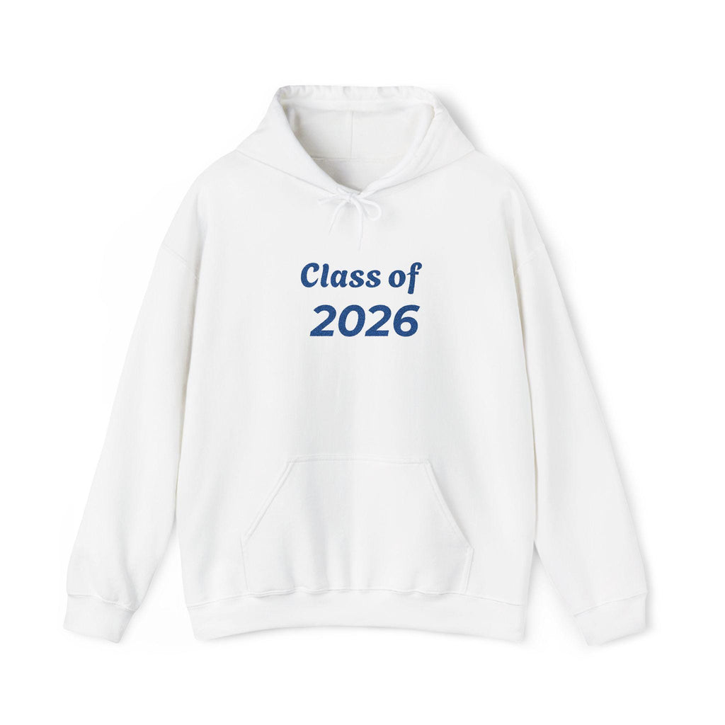 Class of 2026 Hoodie | Graduation Class Sweatshirt, Blue Script