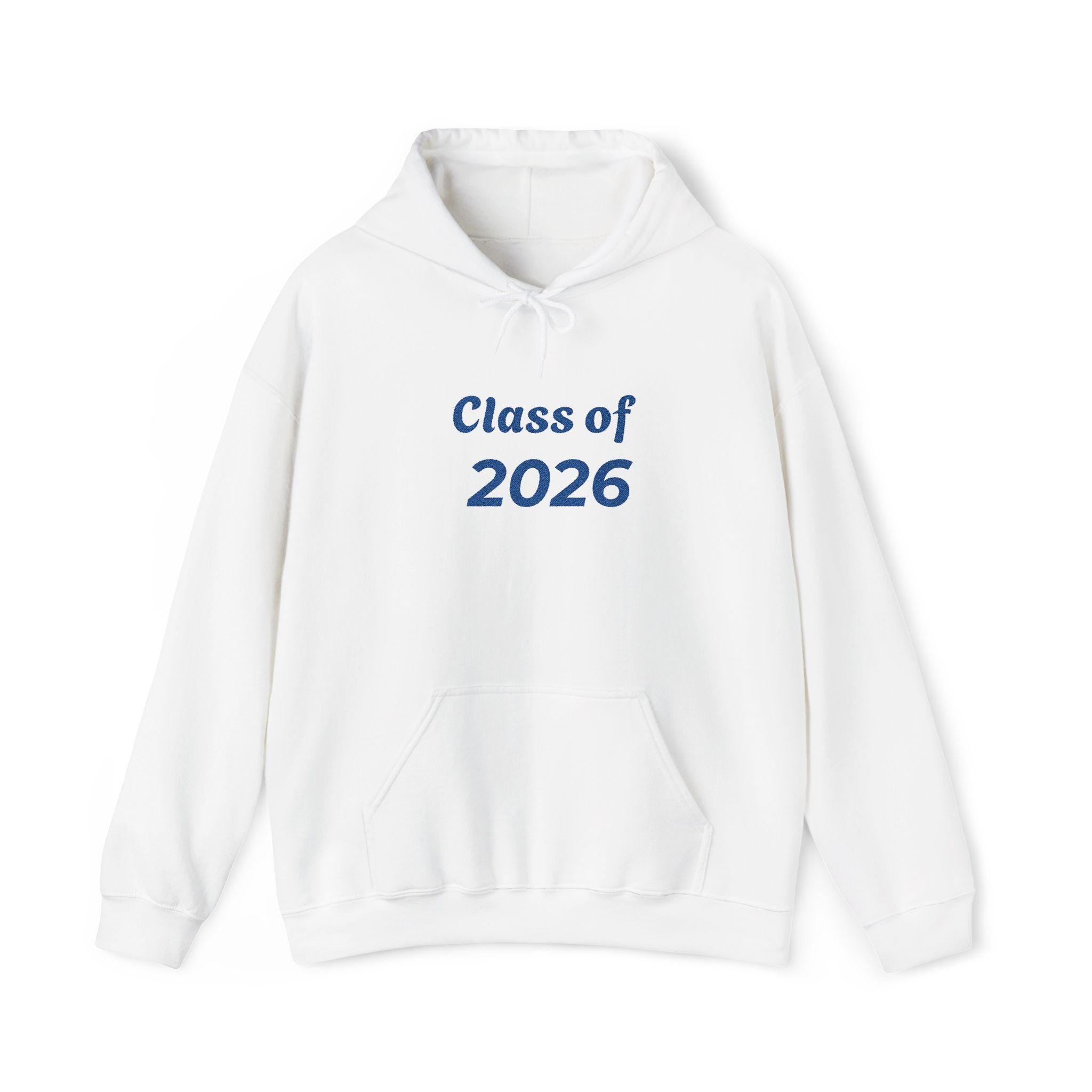 Class of 2026 Hoodie | Graduation Class Sweatshirt, Blue Script