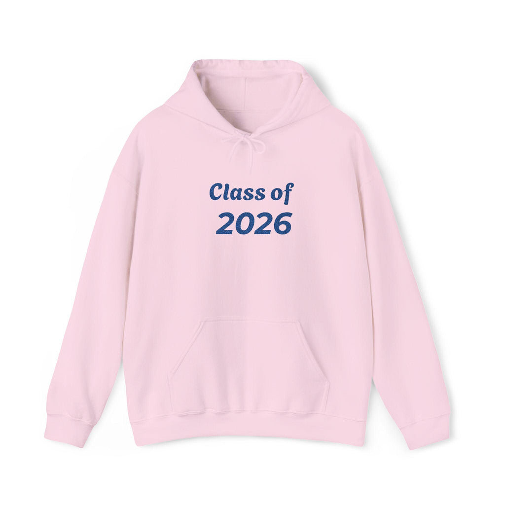Class of 2026 Hoodie | Graduation Class Sweatshirt, Blue Script