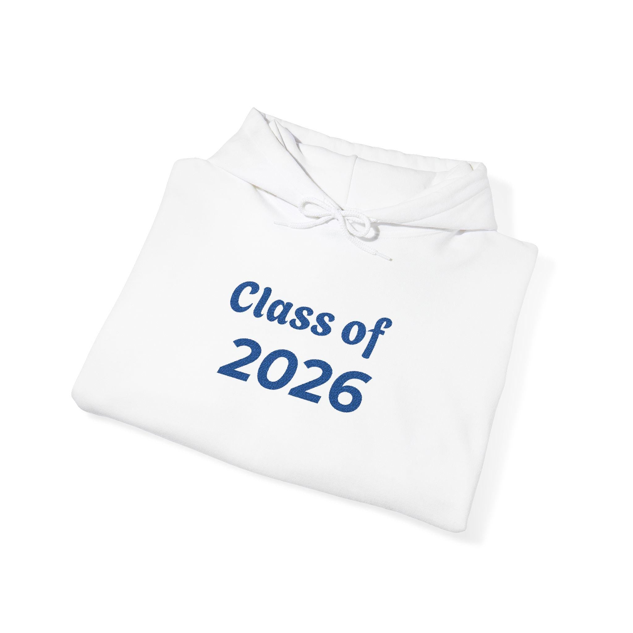 Class of 2026 Hoodie | Graduation Class Sweatshirt, Blue Script