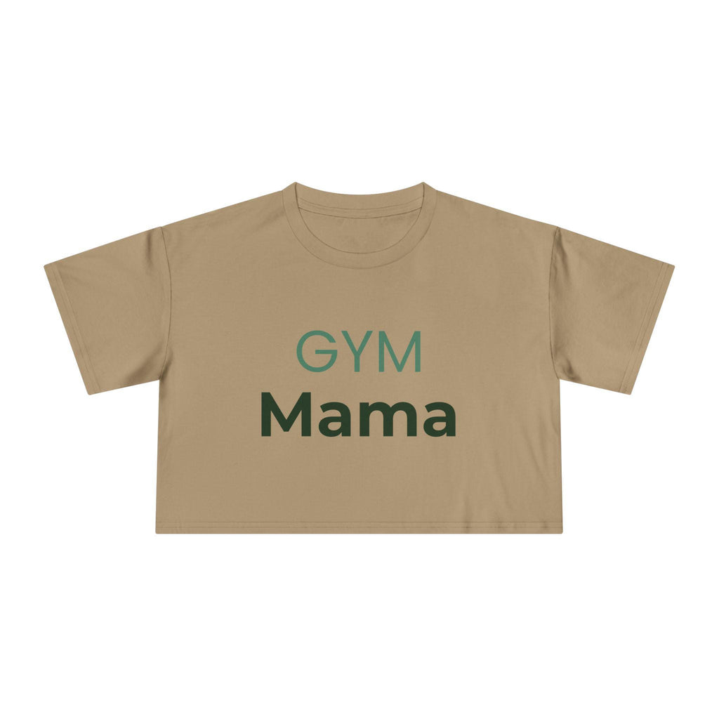 Gym Mama Crop Tee | Fitness Mom Shirt, Workout Crop Top