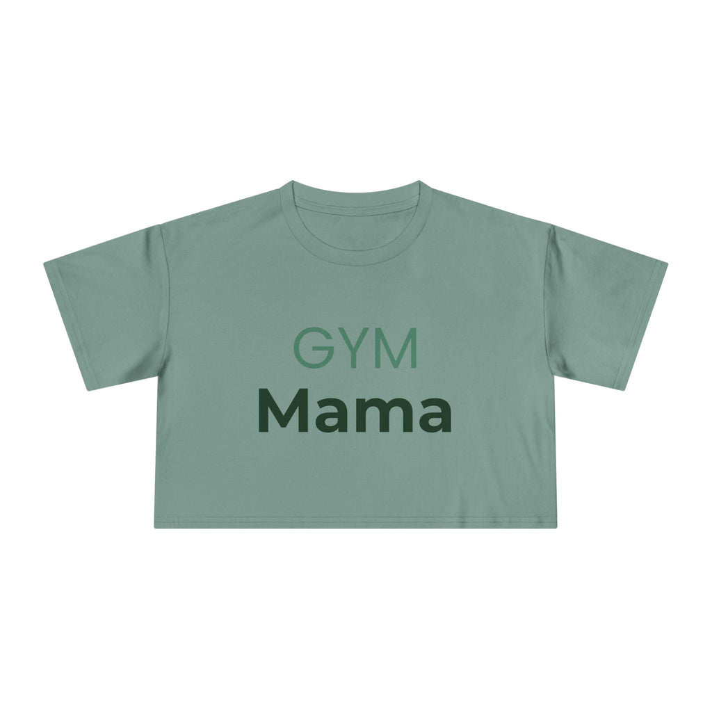 Gym Mama Crop Tee | Fitness Mom Shirt, Workout Crop Top
