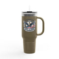 Army Strong 40oz Insulated Travel Mug with Handle, Eagle Emblem Tumbler
