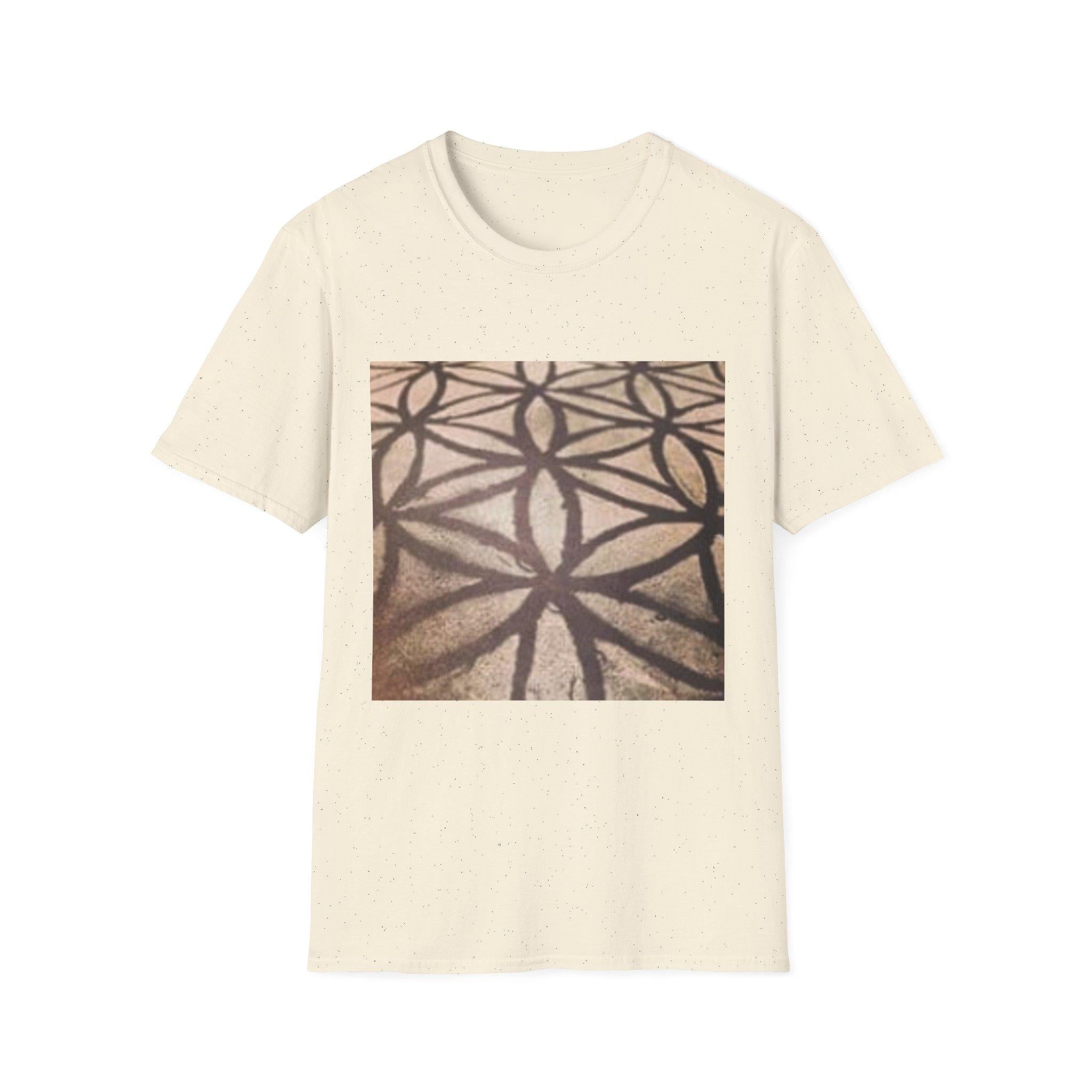 Geometric Flower of Life Design T-Shirt | Sacred Geometry Tee