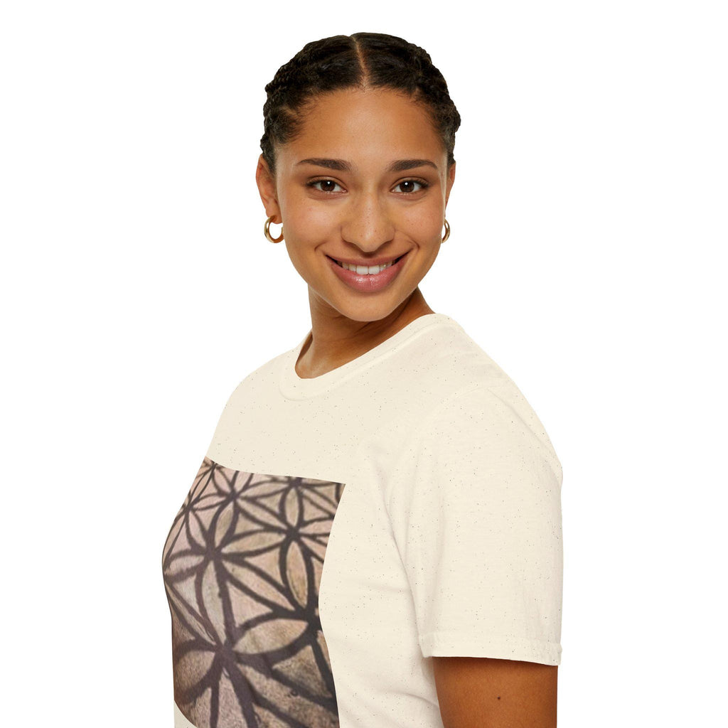 Geometric Flower of Life Design T-Shirt | Sacred Geometry Tee