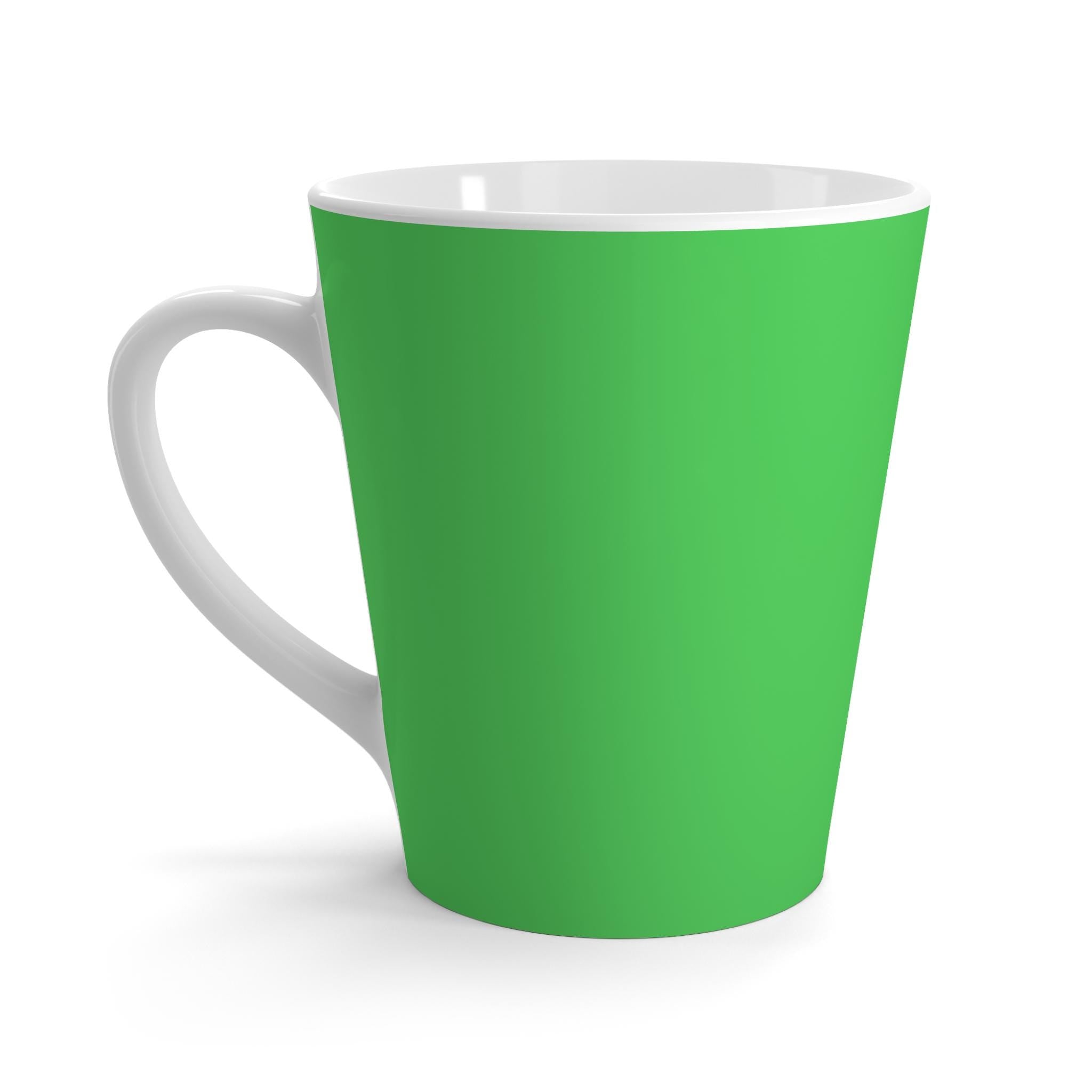 Limitless Script Latte Mug | Inspirational Coffee Cup, Bright Green