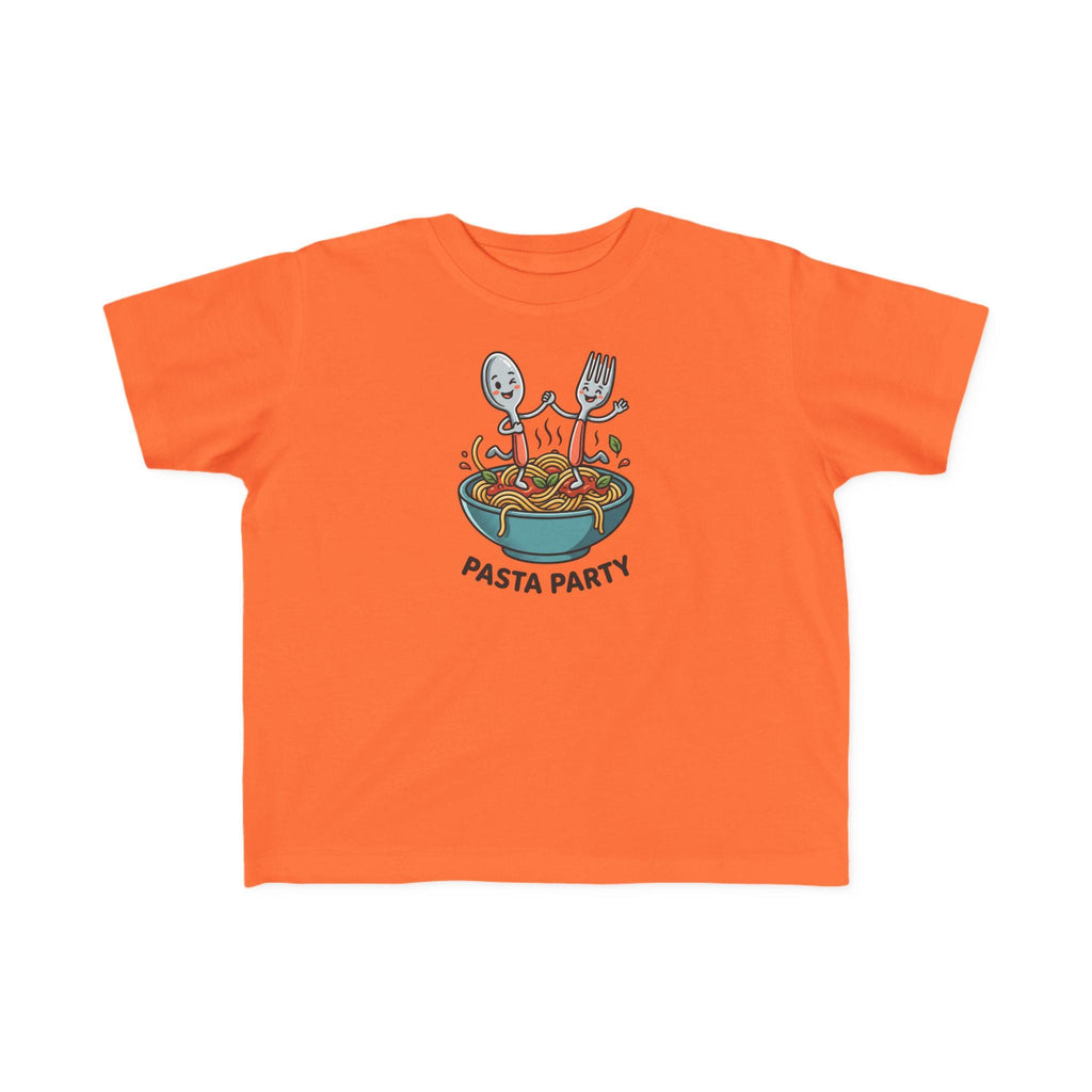 Pasta Party kids T-Shirt | Cute spaghetti bowl illustration