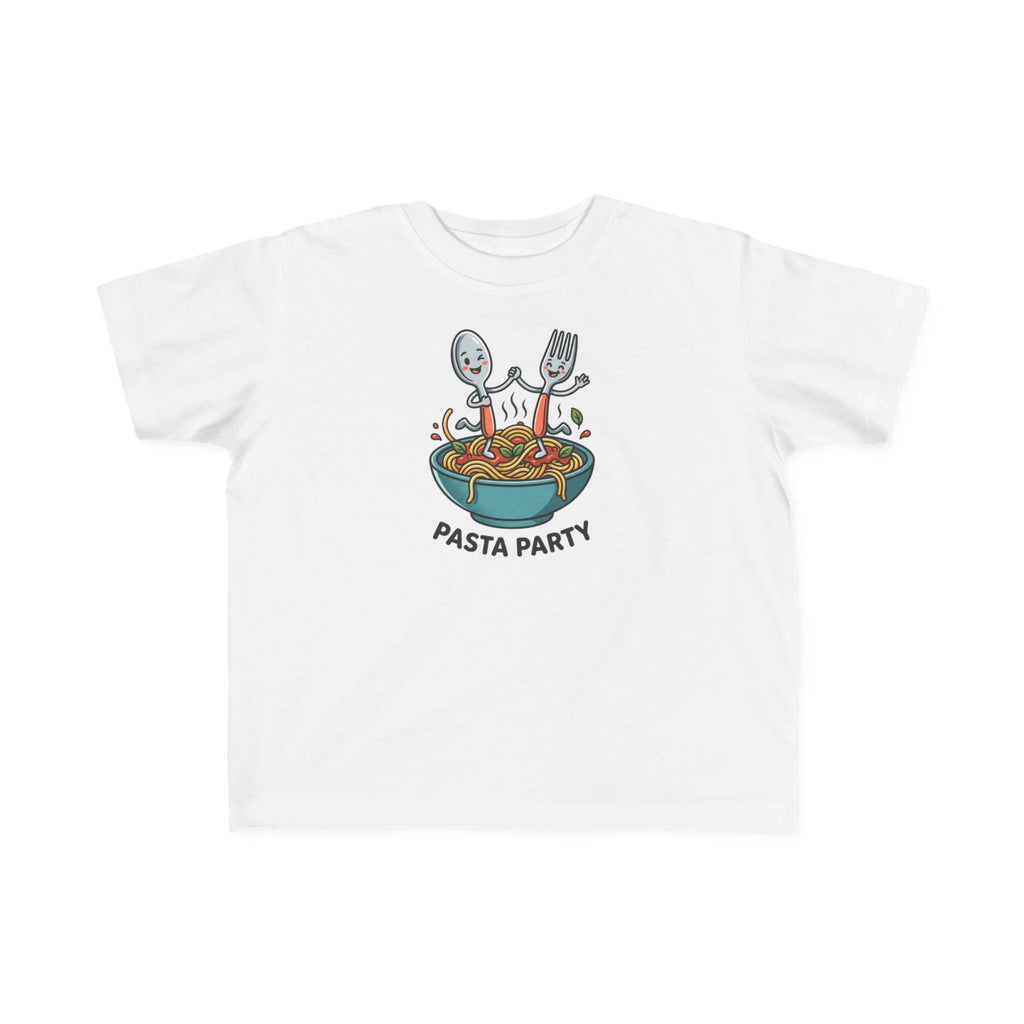 Pasta Party kids T-Shirt | Cute spaghetti bowl illustration