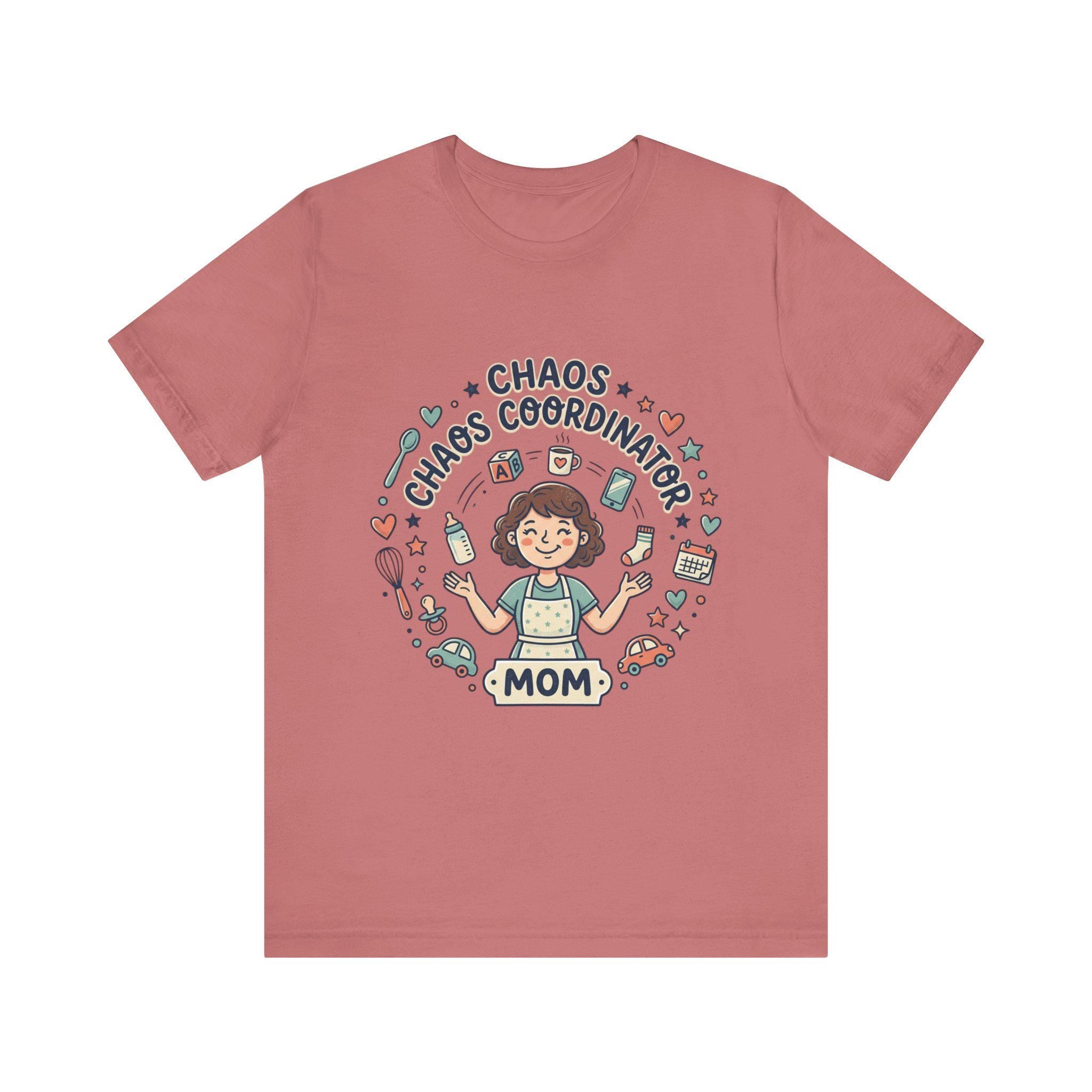 Chaos Coordinator Mom T-Shirt | Mom Life Illustration Tee