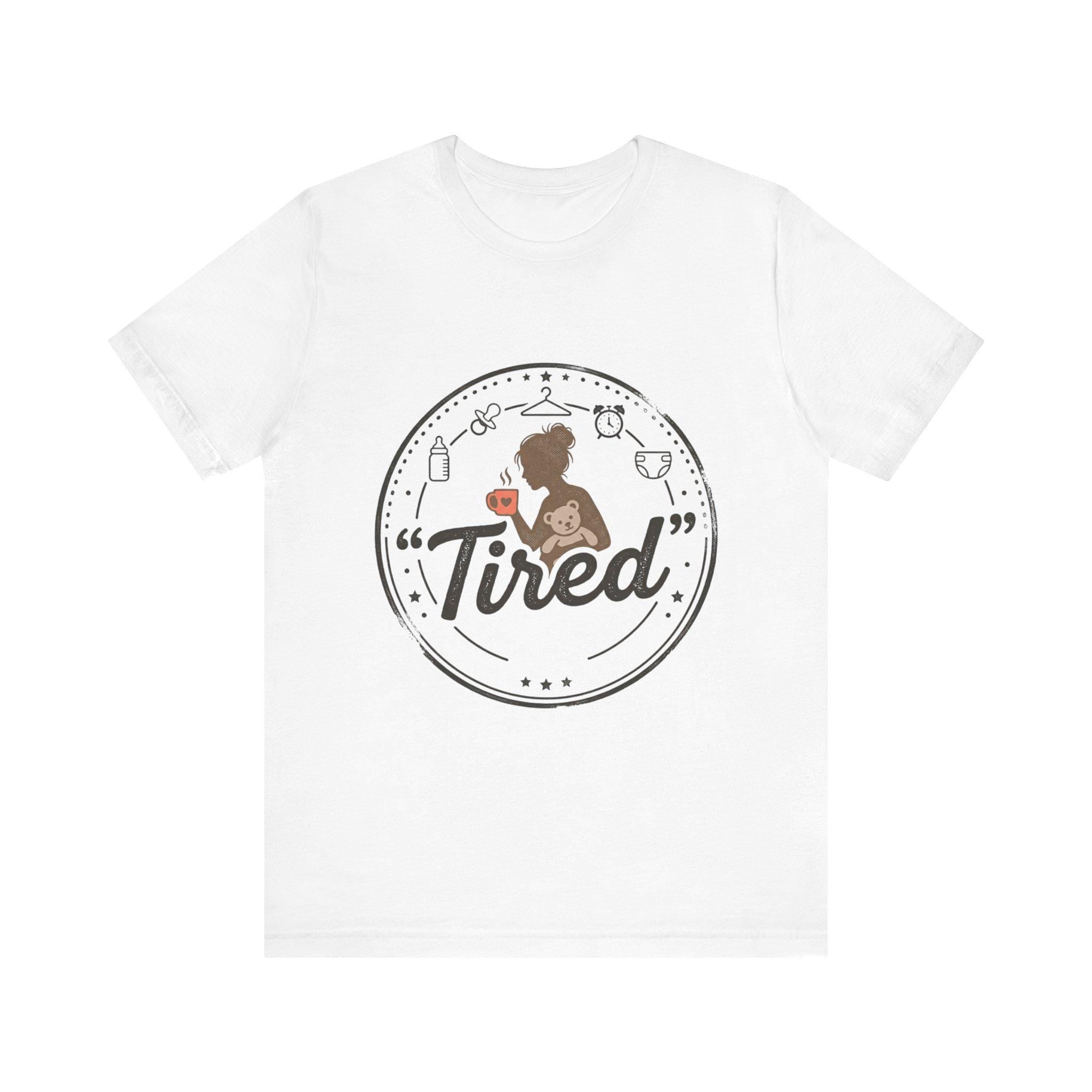 Tired Mom Graphic Tee | Mama Life, Coffee, Baby Bottle