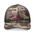 Pretty Girl embroidered camo trucker hat | camouflage cap