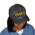 Over It – Embroidered Camo Baseball Cap, Sarcastic Slogan Dad Hat