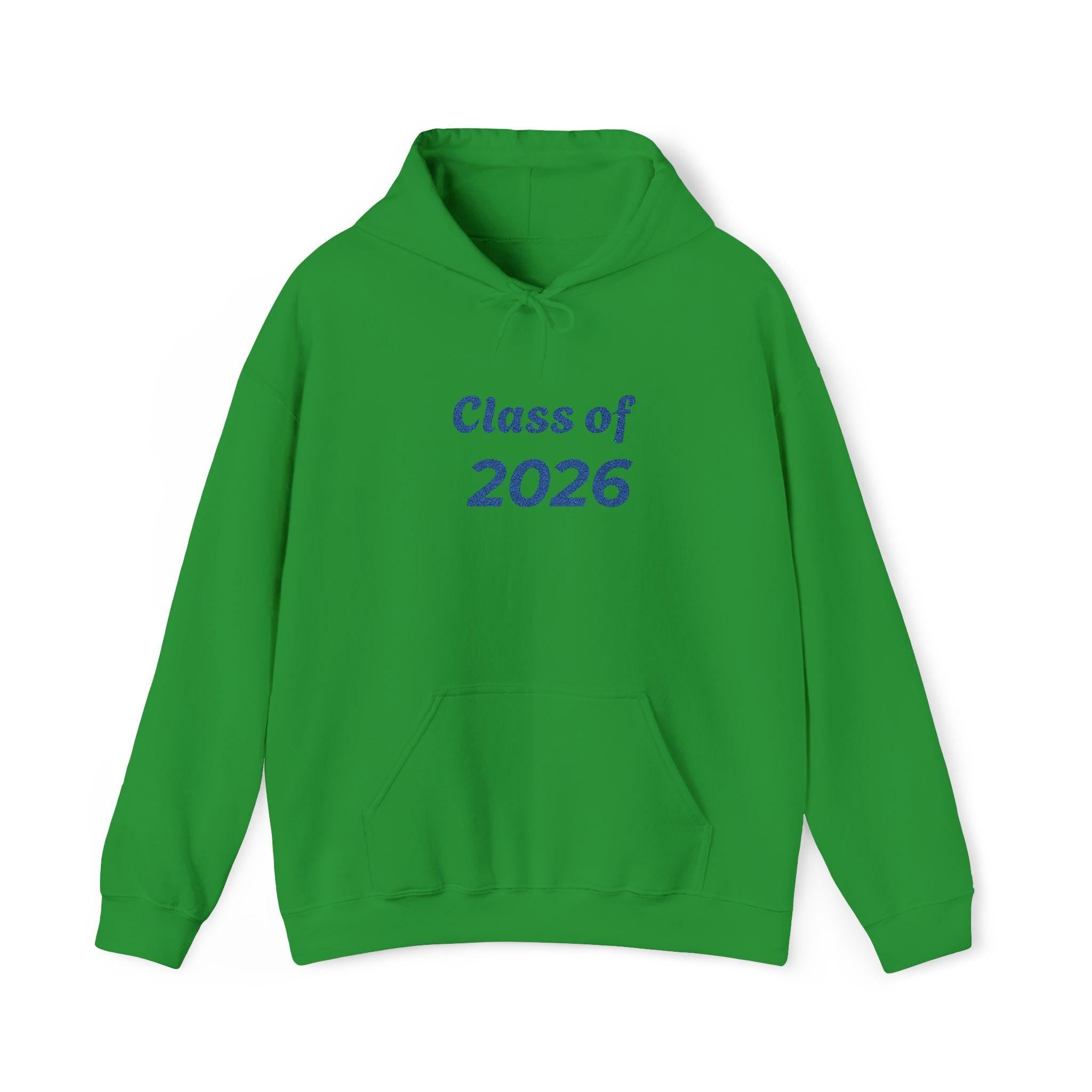 Class of 2026 Hoodie | Graduation Class Sweatshirt, Blue Script