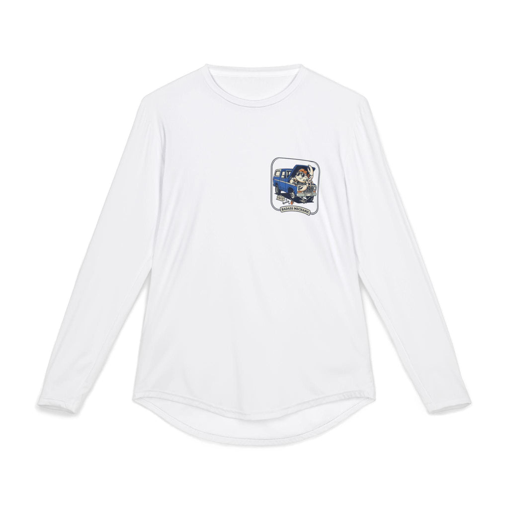 Badass Mechanic illustration Long Sleeve Shirt | Vintage Truck mechanic art