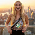 Sunshine State palm trees on sunset Transparent Fanny Pack | clear waist bag