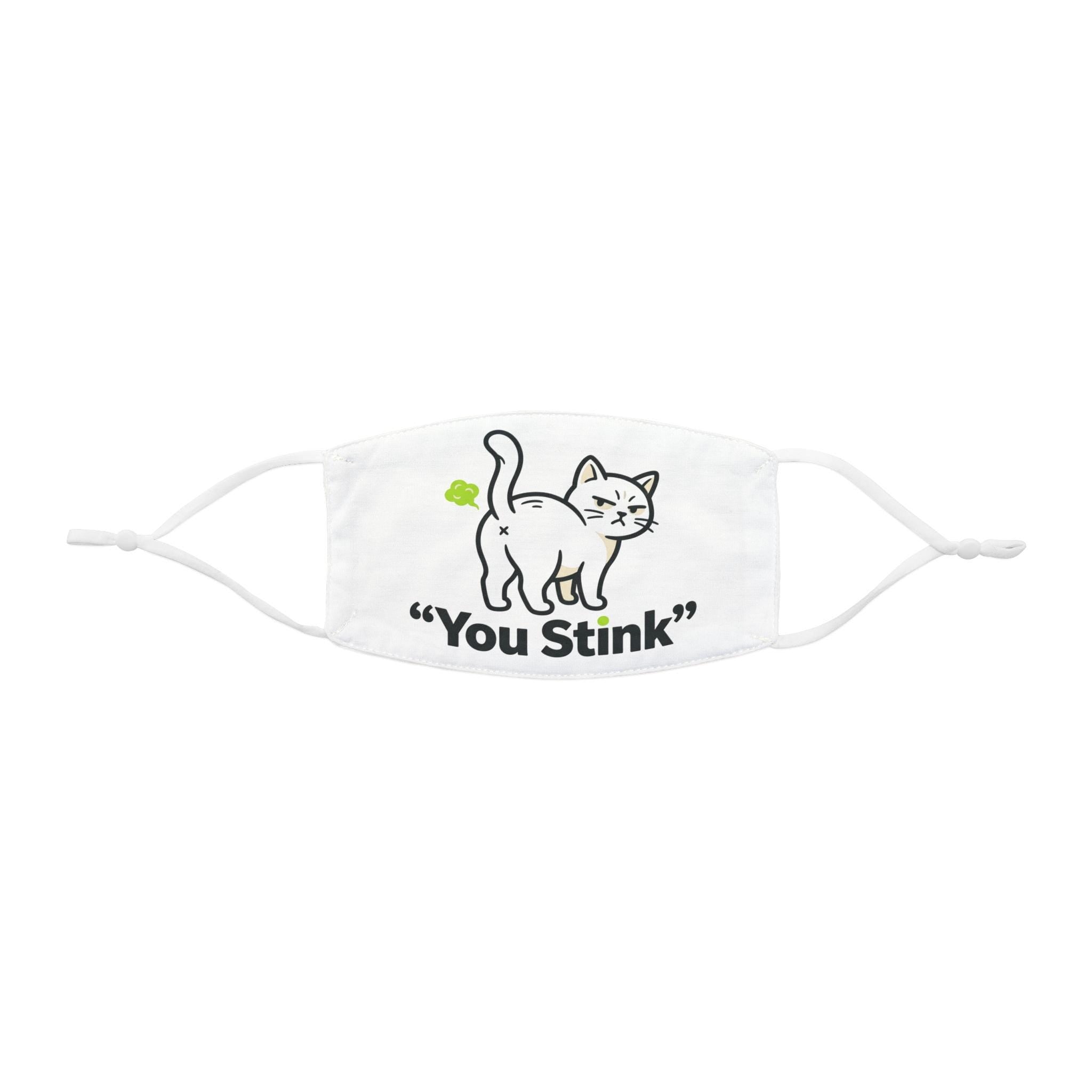 Farting Cat "You Stink" Face Mask