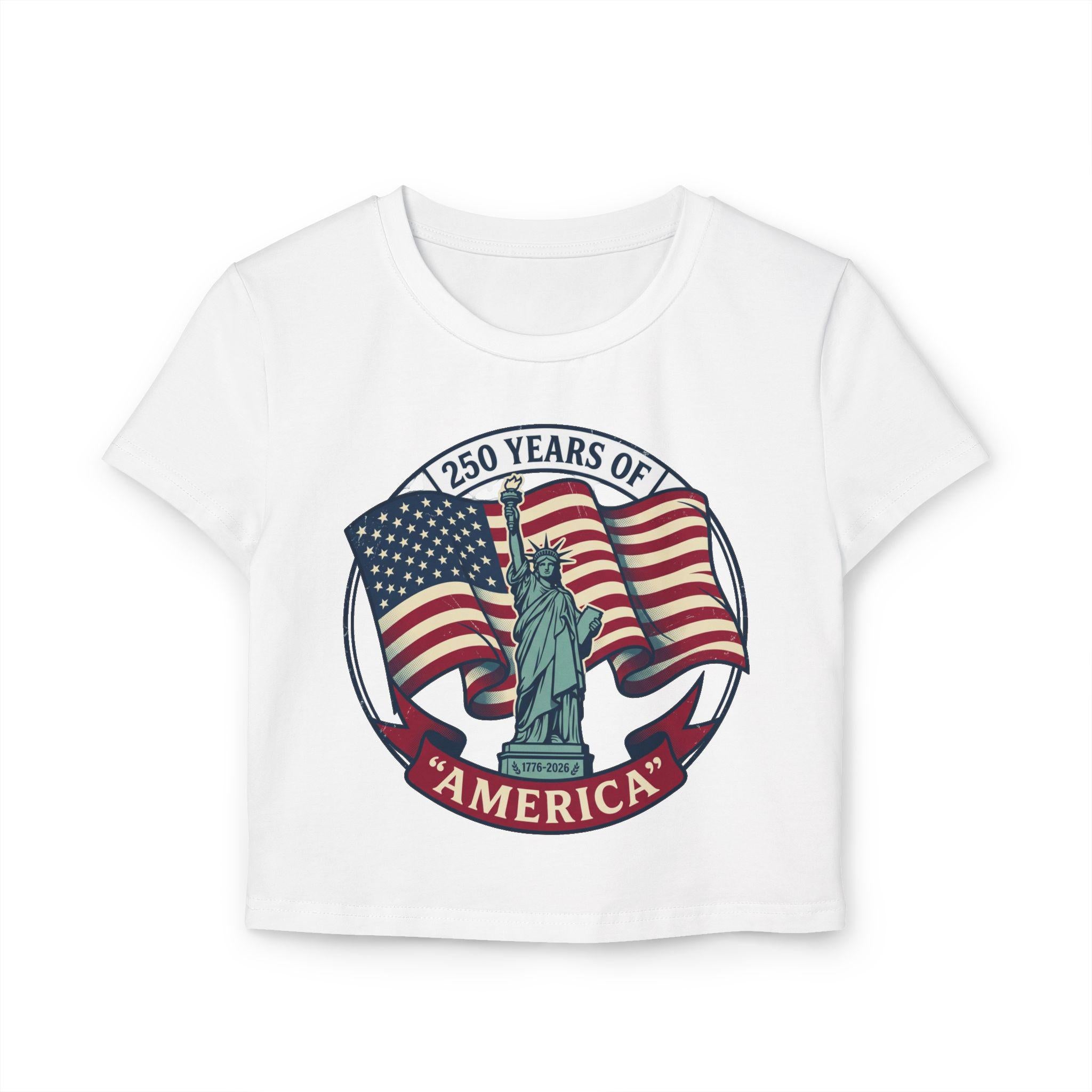 250 Years of America Statue of Liberty Tee | American Flag Patriotic