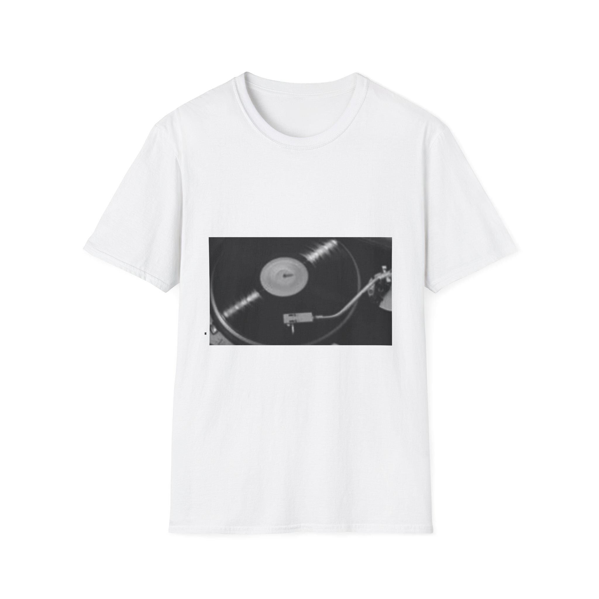 Vintage Vinyl Turntable T-Shirt | Retro Record Player Tee