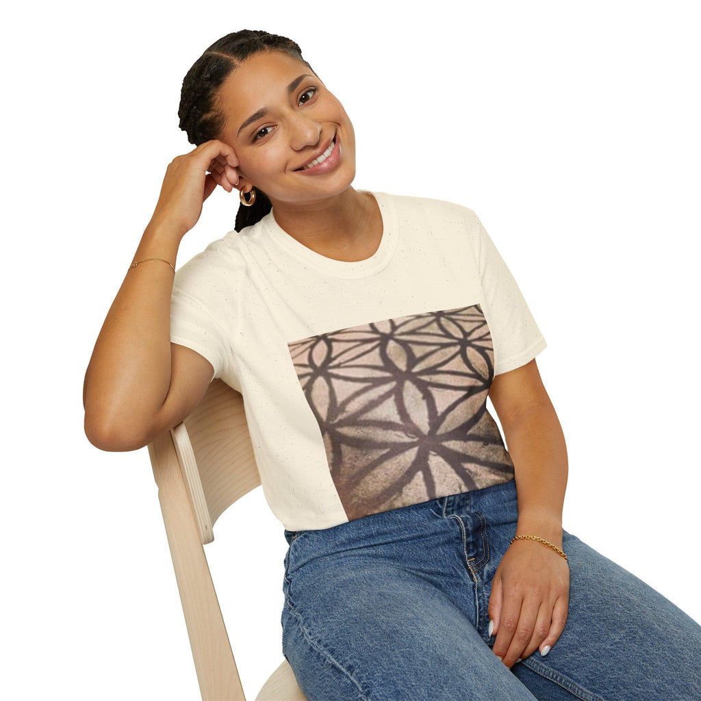 Geometric Flower of Life Design T-Shirt | Sacred Geometry Tee