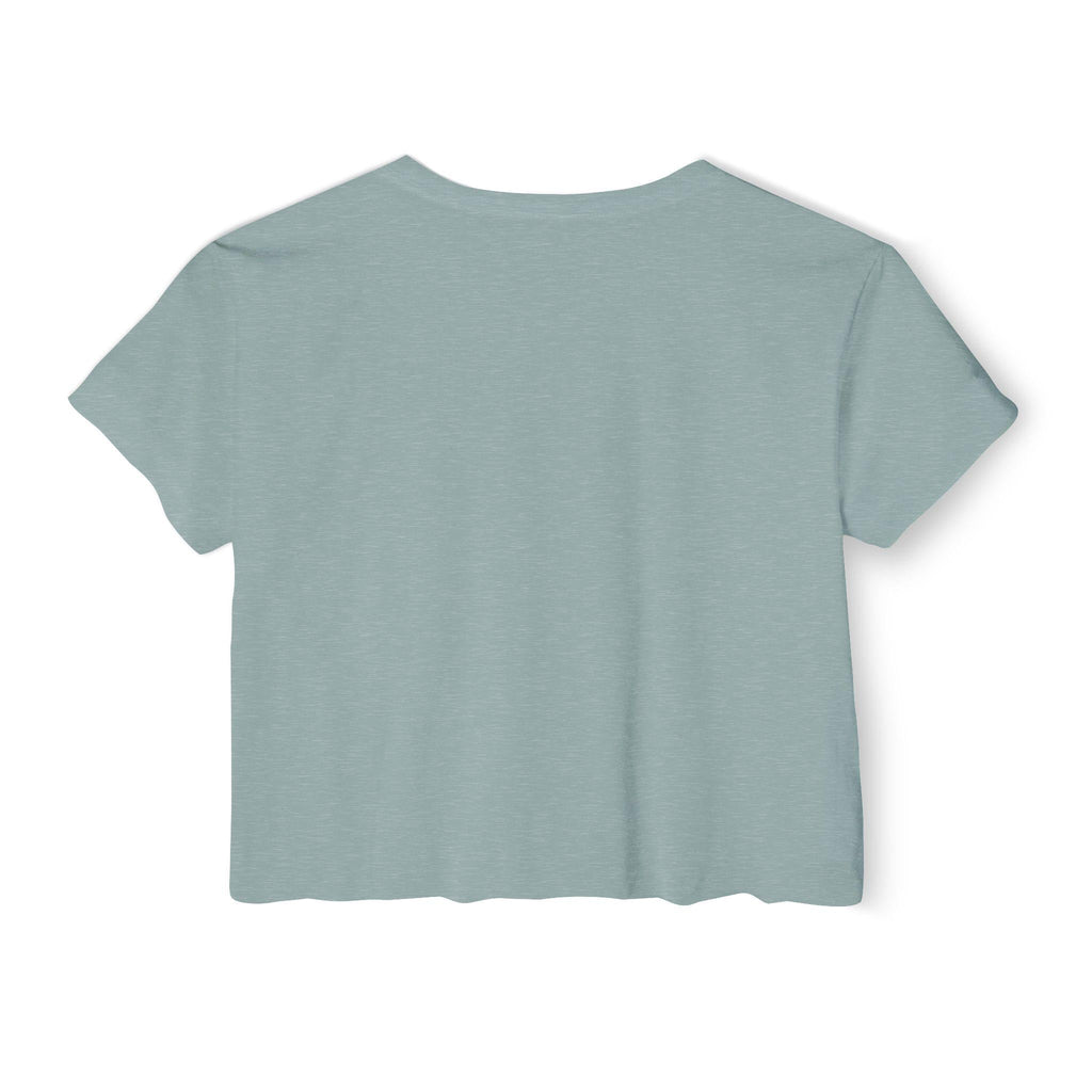 Succulent Photograph Crop Top | Green Plant Botanical Festival Top