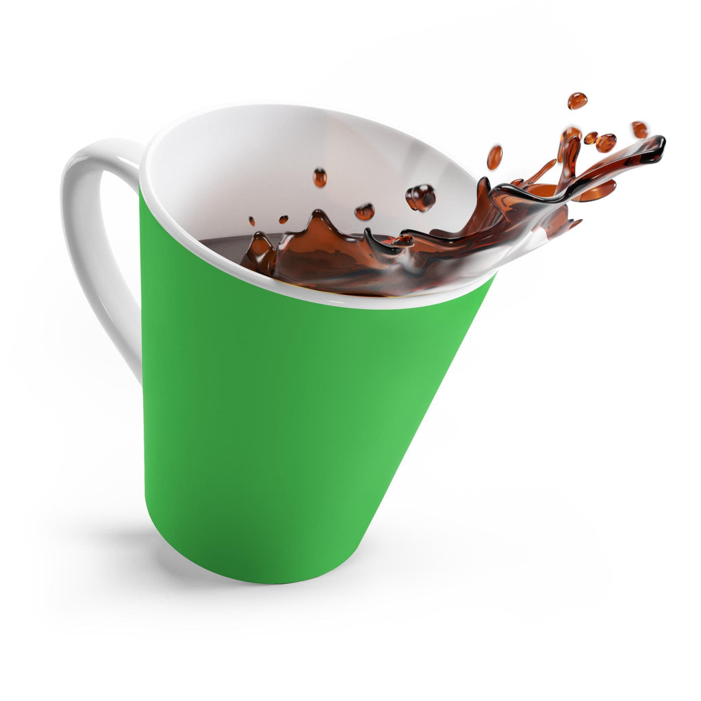Limitless Script Latte Mug | Inspirational Coffee Cup, Bright Green