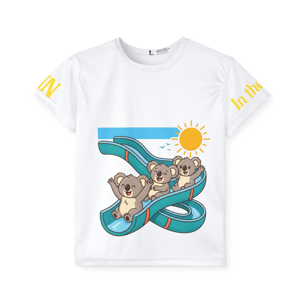Koala Water Slide Kids Jersey | Summer Animal Tee