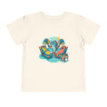 Toddler Tee | Pool Party Penguins Beach Scene Illustration
