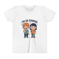 I'm So Cooked kids tee | Funny cartoon kids shirt, hot and tired design