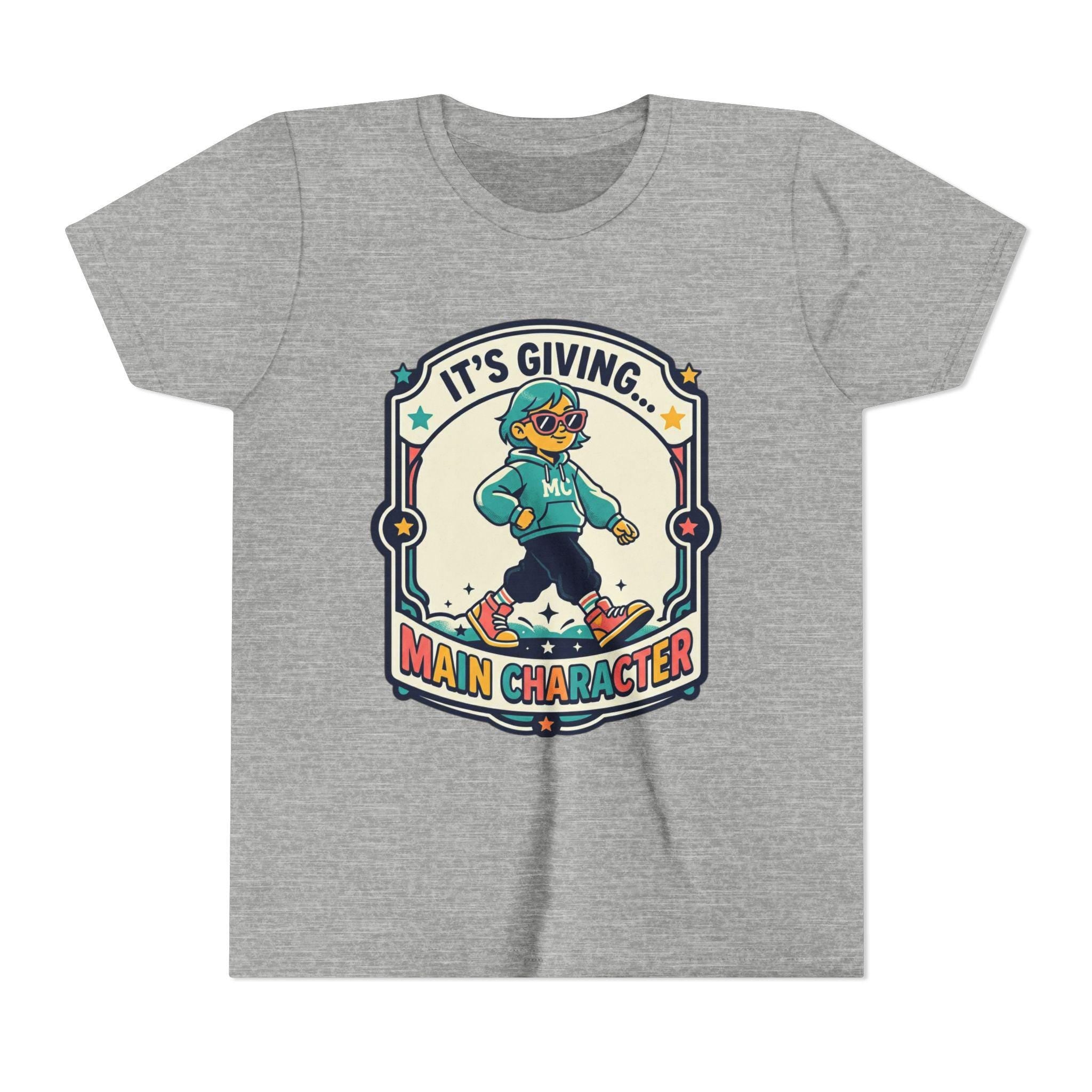 Youth Main Character Duck Graphic Tee | Retro Arcade Style Shirt