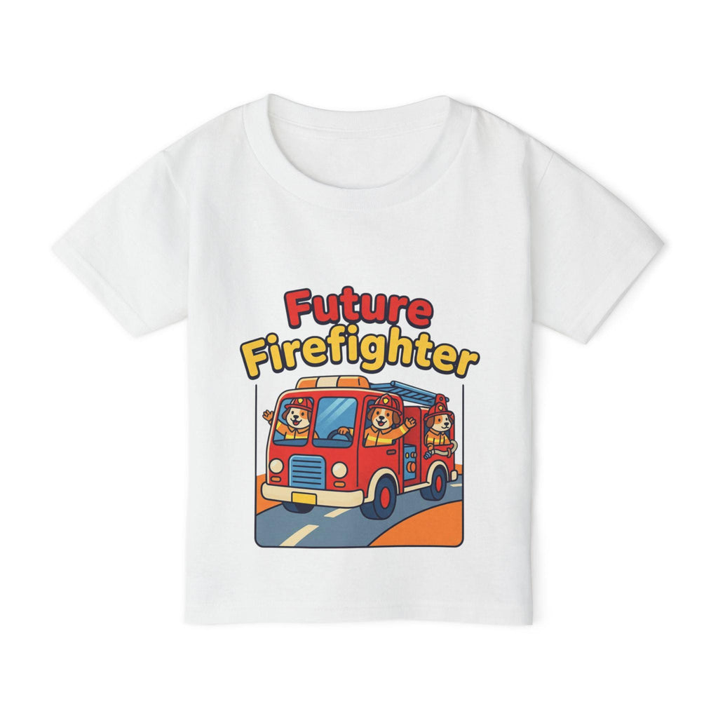Future Firefighter Toddler T-shirt | Kids Fire Truck Design